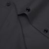Short Sleeve Button Dress Shirts for Women Cotton Button Down Shirts for Women Slim Fit Blouse Top 3/4 Sleeve