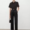 Women's Button Down Shirts Short Sleeve Dress Shirts Basic Business Collared Work Blouses