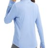 Women's Lightweight Running Jacket Sun Protection Athletic Full Zip Long Sleeve Shirts UPF 50+ Pockets Cycling