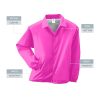 Nylon Coach's Jacket/Lined - Rain-Ready, Water-Resistant Outerwear for Coaches & Outdoor Activities
