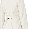 Collection Women's Soft Shell Trench Coat with Detachable Hood