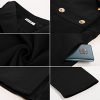 2024 Women's Fashion Trench Coat Notch Lapel Double Breasted Thick A Line Pea Coats Jacket with Pockets(S-2XL)