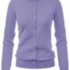 Women's Classic Long Sleeve Knit Cardigan Sweaters Casual Open Front Button Down Cardigans S-3XL