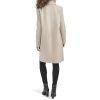 Women's Notch Collar Fly Front Single Breasted Topcoat