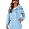 Women's Waterproof Rain Jacket With Hood - Lightweight Windbreaker Raincoat With Pockets for Outdoor