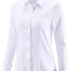 Button Down Shirts for Women Dress Shirts Long Sleeve Stretch Wrinkle Free Work Solid Casual Office Blouses Top