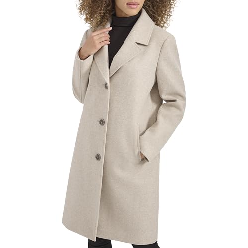 Women's Notch Collar Fly Front Single Breasted Topcoat