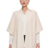 Womens Open Front Shawl Wraps Casual Chunky Warm Capes Ribbed Knit Poncho Travel Sweater for Fall Winter