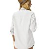Womens Button Down Shirts Cotton Linen Long Sleeve Dress Shirts Casual Summer Tops Work Blouses with Pockets