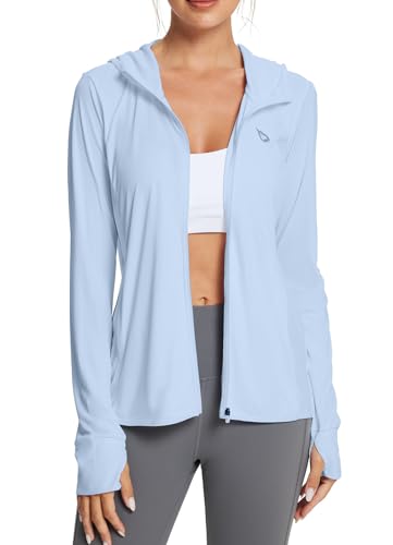 Women's Sun Protection Jacket Hoodie Clothing Lightweight Long Sleeve Sun Cover Up Shirt