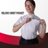100% Polyester Short Sleeve Men's Uniform Shirt White
