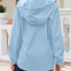 Women's Waterproof Rain Jacket With Hood - Lightweight Windbreaker Raincoat With Pockets for Outdoor