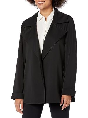Women's Tall Size Trench Jacket with Back Yoke