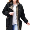 Plus Size Colorblocked Taslon Anorak