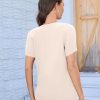 Women's 2025 Short Sleeve Cardigan Button Up Hollowed Out Crewneck Shrug Sweaters Knit Sweater Tops Lightweight