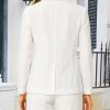 Long Sleeve Linen Blazer Women 2025 Summer Lightweight Breathable Lapel Beach Vacation Jacket With Pockets