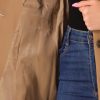 Women's Winter Overcoat Pea Coat Elegant V Neck Single Breasted Coat Outerwear