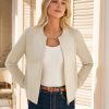 Womens Long Sleeve Zip Up Cardigan Sweaters Lightweight Fall Fashion Sweater Jacket Knitted Sweatershirts