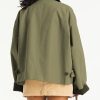 Womens Contrast Collar Jacket Casual Button Down Long Sleeves Crop Trench Coat Outerwear with Pockets