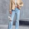 Women Crop Double Breasted Trench Coat Raglan Sleeve Work Office Cropped Jacket With Pockets