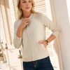 Womens Long Sleeve Zip Up Cardigan Sweaters Lightweight Fall Fashion Sweater Jacket Knitted Sweatershirts