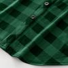 Plaid Button Down Shirts for Women Long Sleeve Roll Up Checkered Blouse Tops 2025 Fall Outfits