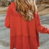 Waffle Knit Hoodies for Womens Zip Up Jackets 2025 Drawstring Fall Casual Jackets