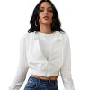 Women's Zip Up Hoodies Cropped Cardigan Jacket Drawstring Hooded Sweatshirts Casual Long Sleeve Top…