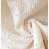Women's Floral Embroidered Button Down Blouse Frill Trim Short Puff Sleeve V Neck Vacation Shirts