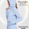 Women's Sun Protection Jacket Hoodie Clothing Lightweight Long Sleeve Sun Cover Up Shirt