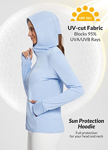 Women's Sun Protection Jacket Hoodie Clothing Lightweight Long Sleeve Sun Cover Up Shirt