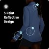Women's Lightweight Running Jacket Sun Protection Athletic Full Zip Long Sleeve Shirts UPF 50+ Pockets Cycling
