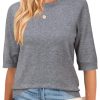 Women's Wool Blend Summer Fall Seamless Half Sleeve Tops 2025