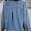 Women's Denim Jackets Casual Long Sleeve 2025 Spring Outfits Zimbaplatinum Jean Jacket