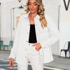 Jean Jackets for Women 2025 Fall Fashion Oversized Button Down Denim Jacket Western Shacket Jacket with Pockets
