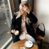 Women Linen Button Down Shirt Rolled Cuffed Short Sleeve Blouse Ladies Summer Casual V Neck Beach Cotton Tops