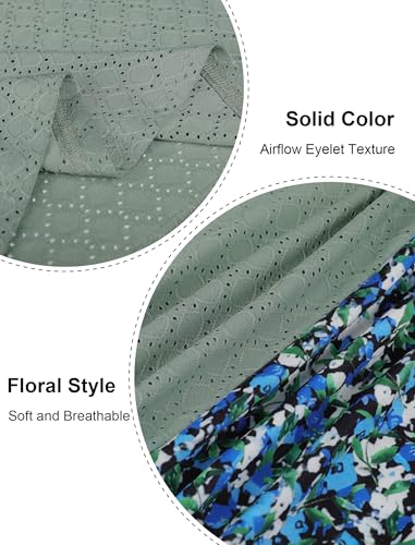 Womens Tank Tops Eyelet Loose Casual Summer Tops Crew Neck Basic Sleeveless Shirts Trendy 2025