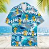 Mens Hawaiian Shirt, Tropical Raccoon Hawaiian Shirt Casual Button Down Holiday Beach Summer Short Sleeve Shirt