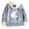 Rapper Denim Jacket Jeans Love Printed Fashion Sport Hip Hop Hoodie