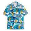 Mens Hawaiian Shirt, Tropical Raccoon Hawaiian Shirt Casual Button Down Holiday Beach Summer Short Sleeve Shirt