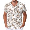 Men's Short Sleeve Shirts Button Down Casual Summer Shirts Hawaiian Shirt for Men