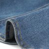 Denim Jacket for Women's Collarless 2025 Cardigan 3/4 Sleeve Crop Jean Jackets