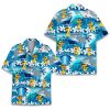 Mens Hawaiian Shirt, Tropical Raccoon Hawaiian Shirt Casual Button Down Holiday Beach Summer Short Sleeve Shirt